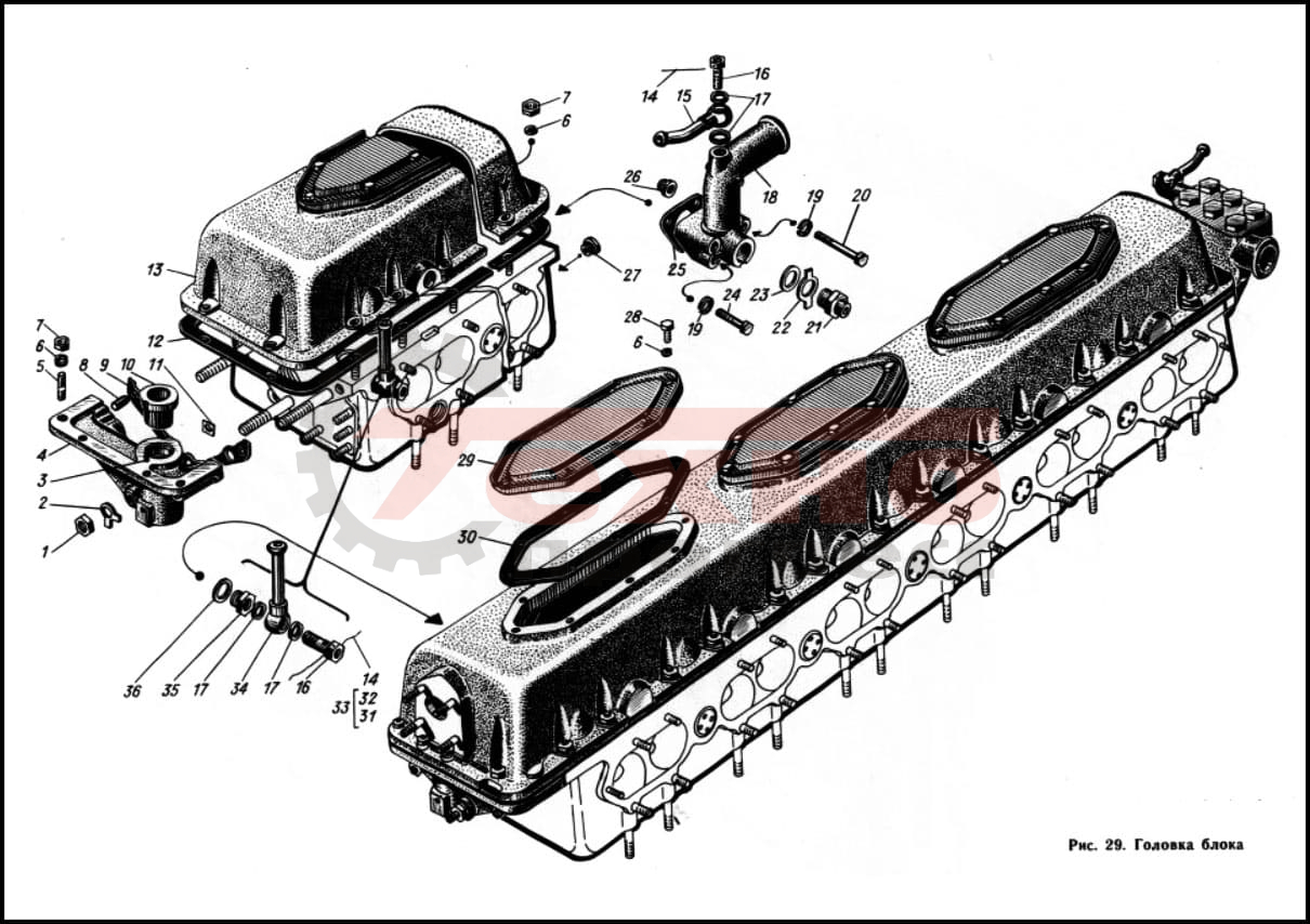 Запчасти Головка блока Д12 (Ч15/18)