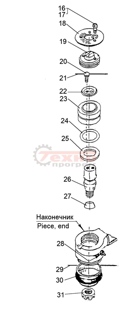  Тяги и наконечники рулевого привода МЗКТ 65151
